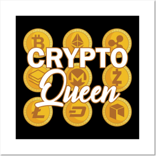 Crypto Queen Posters and Art